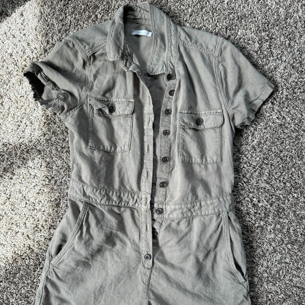 Outerknown S.E.A. Suit Shortall Green Size Small Romper